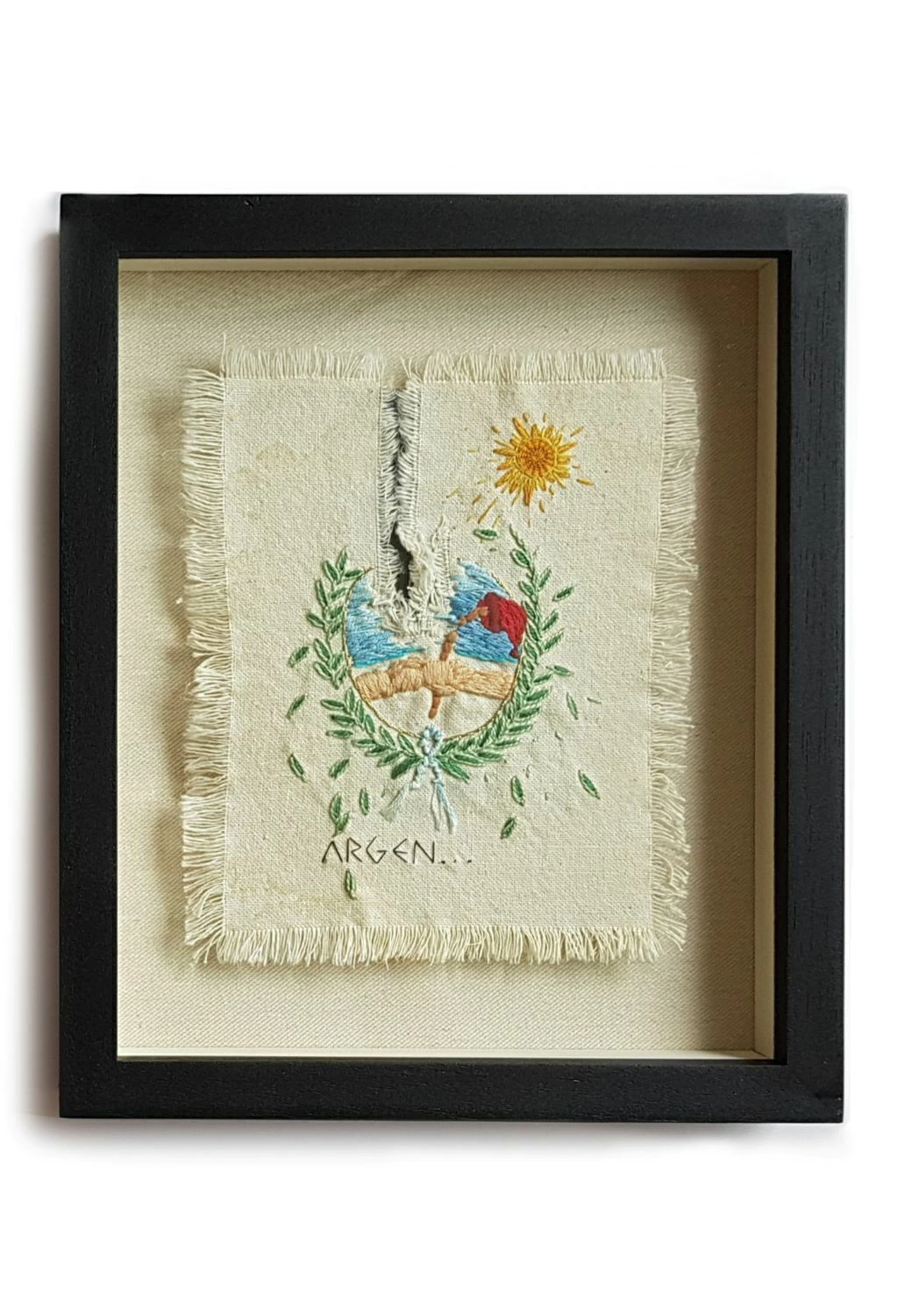 ESCUDO El Colapso - 22x26cm