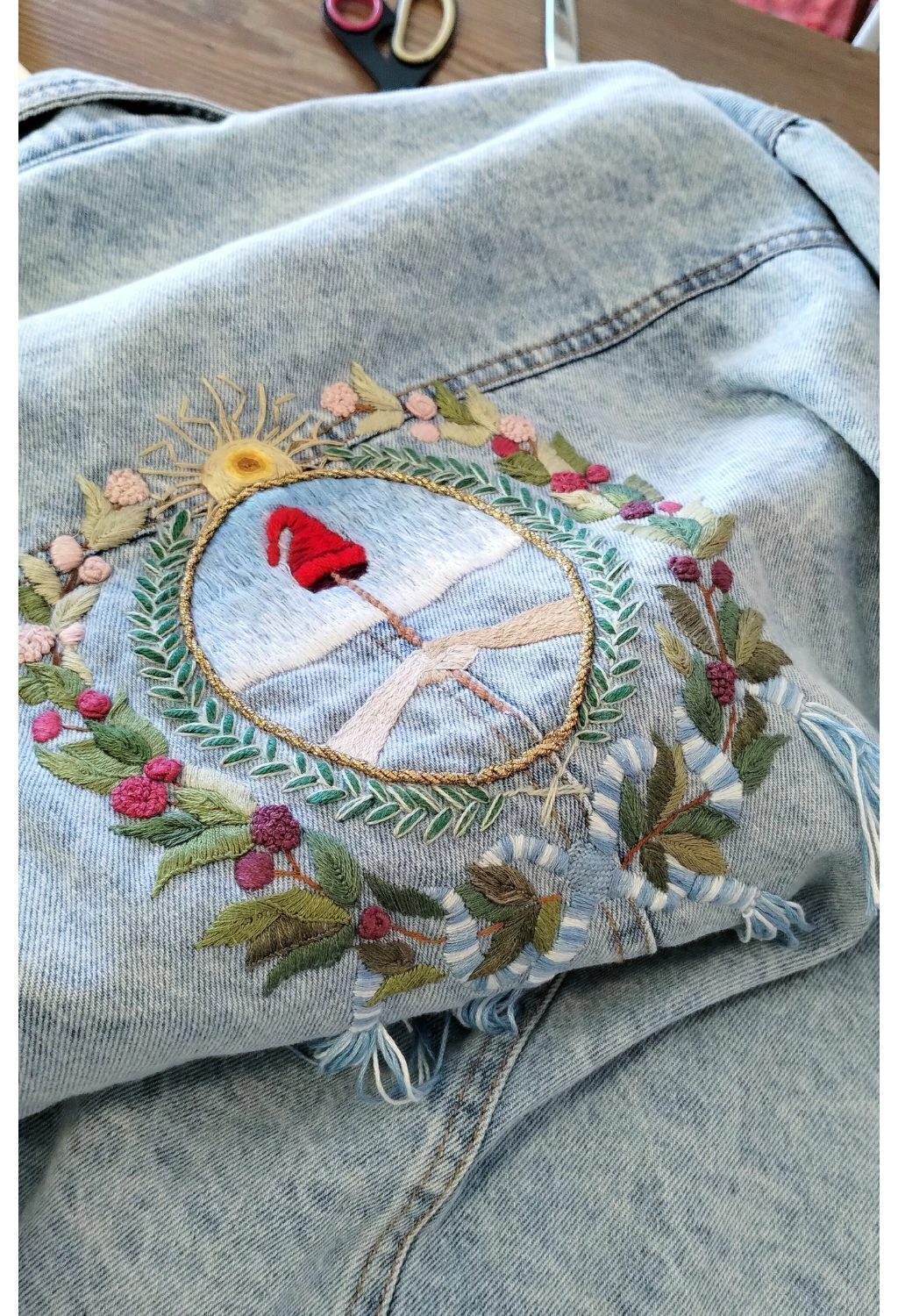 Campera de jean Escudo Argentino