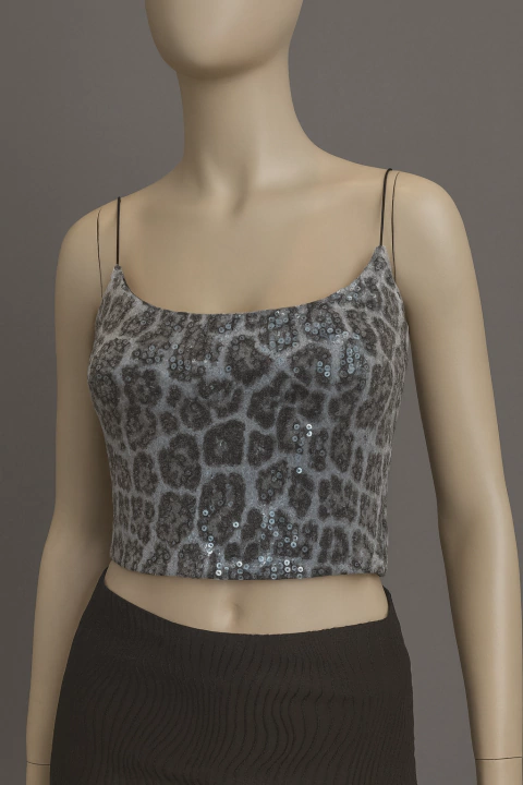 Top Lentejuela Bretel #3214