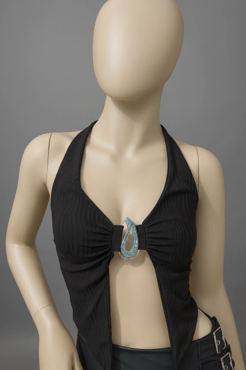 Top Tul Hebilla Ovalo #3216