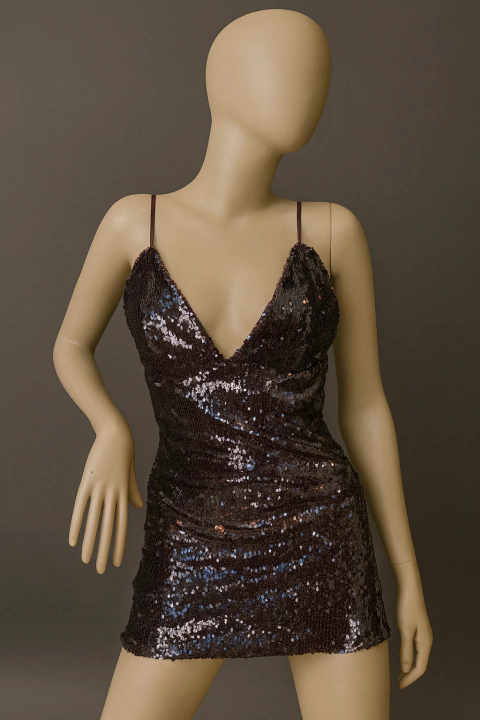 Vestido Lentejuela Grande #3235