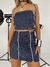 Top Jean Acordonado Recto #2952