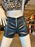 Short Cuero Hebillas #2926