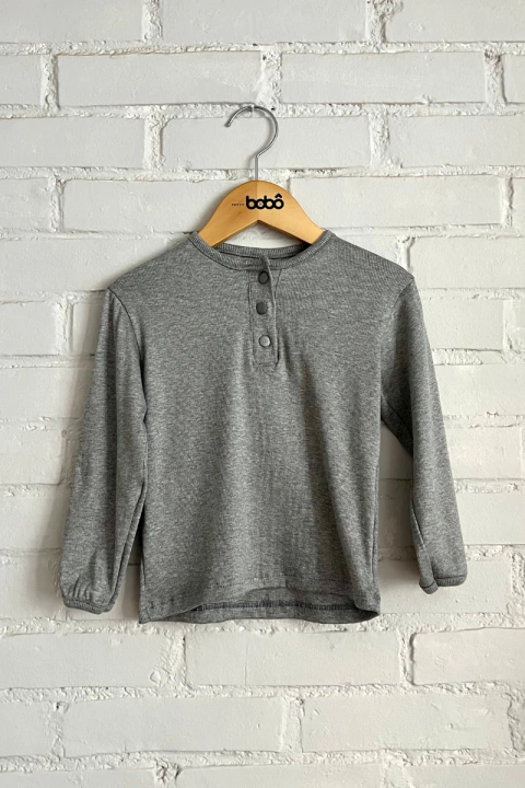 Body Ollie Canelado - Cinza - comprar online