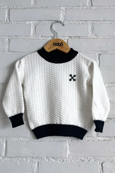 Blusa Ralph Tricot - Off White e Preto