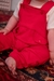 Macacão Vermelho - Petit Bobô - Loja de roupas de bebê