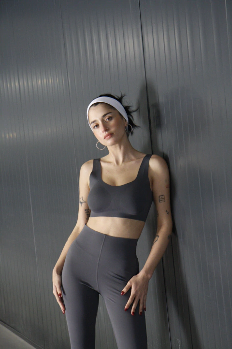 Calza Onyx Grey - Seamless - comprar online