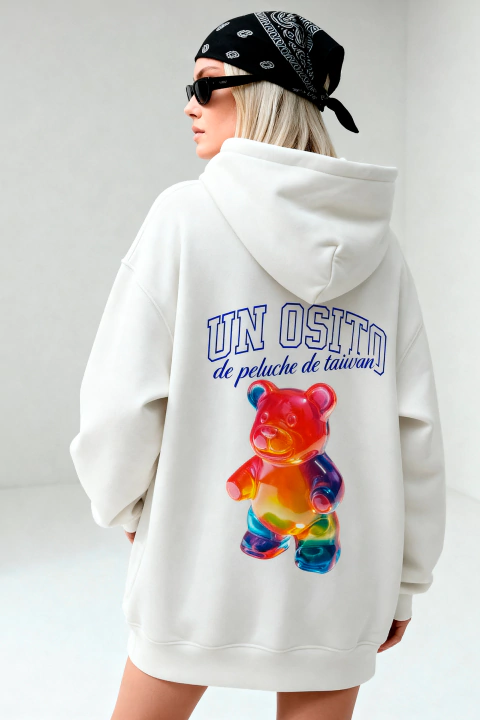 Osito gomita / buzo friza (unisex)