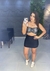 Cropped metalizado 2 em 1 - comprar online