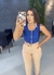 Cropped Corset com zíper frontal