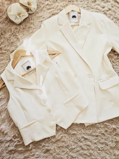 Blazer Libia Manteca - tienda online