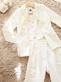 Blazer Libia Manteca - tienda online