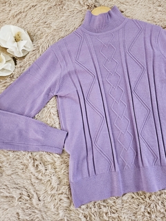 Sweater Rombo Lila - tienda online