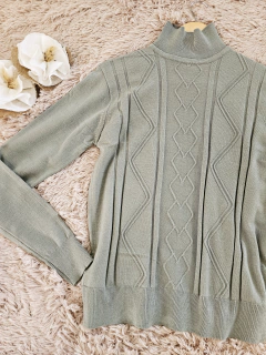 Sweater Rombo Verde en internet