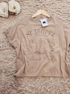 Remera France Camel - Las Barchelas