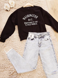 Buzo Washington Negro - comprar online