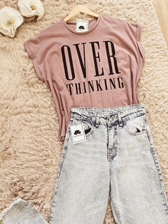 Remera Over rosa viejo - comprar online
