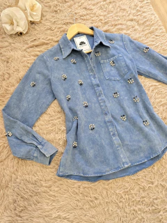 Camisa Mia New celeste