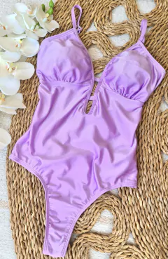 Malla Enteriza Fresia Lila