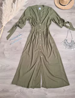 Vestido Atenea Verde musgo