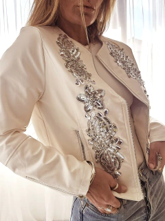 Campera Kiss Blanca