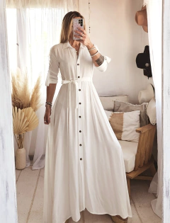 Maxi Vestido Hera off white - comprar online