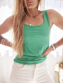 Musculosa Juana verde - comprar online