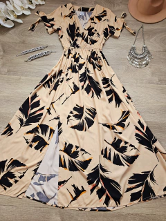 Maxi Vestido Roma Hojas - comprar online