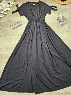 Maxi Vestido Roma Negro - comprar online