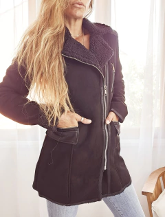Saco/gamulán Agnes Negro - tienda online