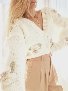 Saquito Amalia crema