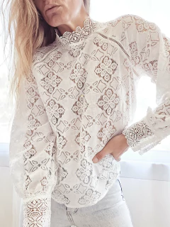 Blusa Italia blanca - comprar online