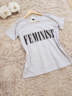 Remera Feminist gris - comprar online