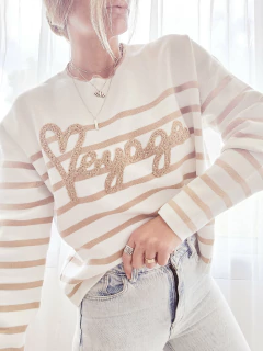 Sweater Alexandra Beige - Las Barchelas