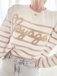 Sweater Alexandra Beige - tienda online