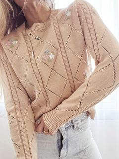 Sweater Dona beige - Las Barchelas