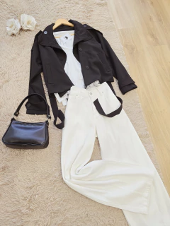 Trench corto Euro Negro en internet