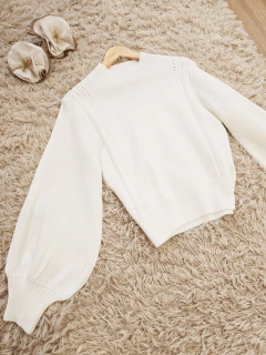 Sweater Clara crema - Las Barchelas