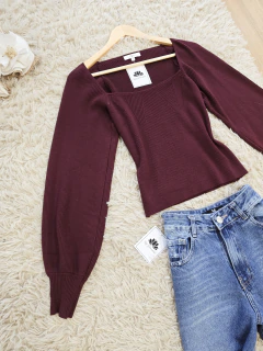 Sweater Luli bordó - comprar online