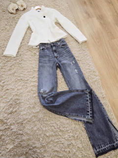 Blazer corto Túnez Blanco
