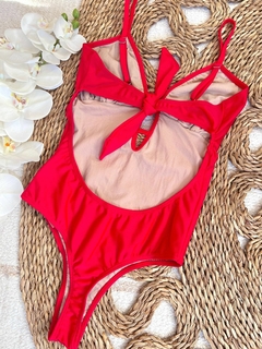 Malla Enteriza Fresia Roja - tienda online
