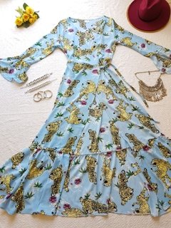 Maxi Vestido Bali tigres en internet