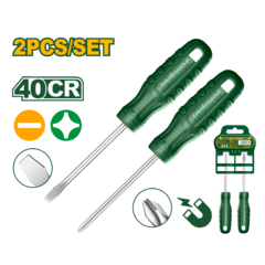 Set Destornillador 40CR PH+SL Philips y Plano 100