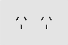 MILAN DOBLE TOMA BLANCO - CENTRAL DE ILUMINACION