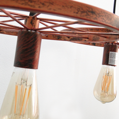 Lampara Colgante Drone Cobre