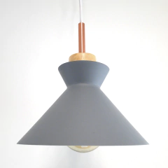 Colgante Gris con Madera 2 en internet
