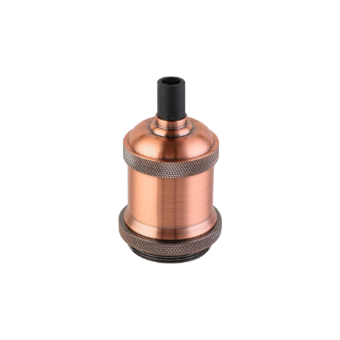 Portalámpara Aluminio E27 Jersey Cobre