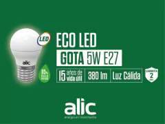 Lampara Gota LED 5w. ALIC - CENTRAL DE ILUMINACION