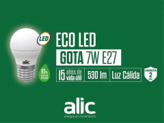 Lampara Gota LED 7w. - CENTRAL DE ILUMINACION