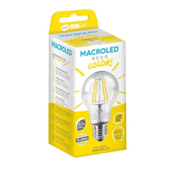 Bulbo Filamento LED 4w. Amarillo